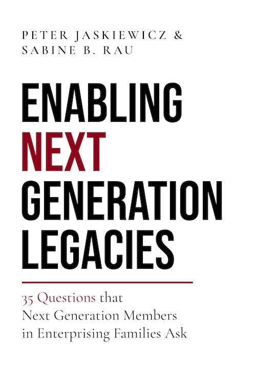 Book cover of eneabling next generation legacies